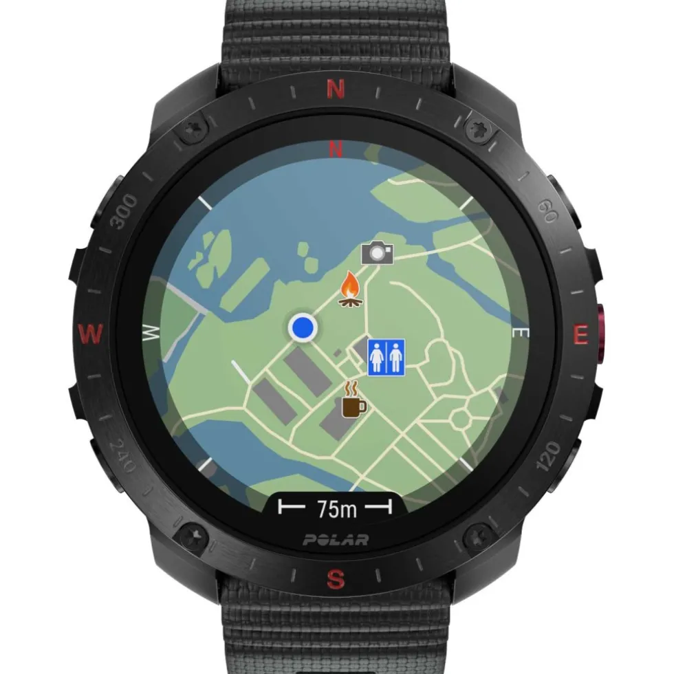 Polar Grit X2 Pro GPS Multisporthorloge Hook&Loop - zwart