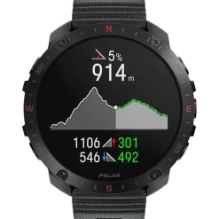 Polar Grit X2 Pro GPS Multisporthorloge Hook&Loop - zwart