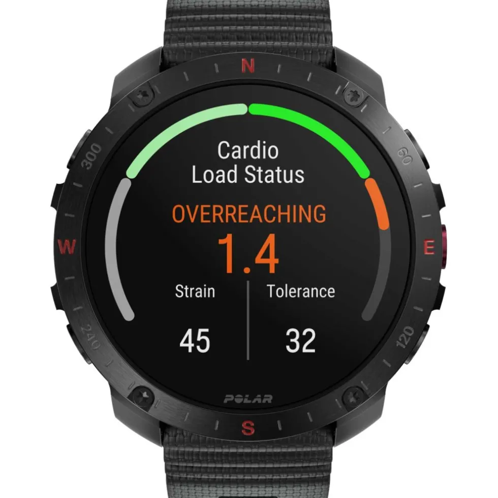 Polar Grit X2 Pro GPS Multisporthorloge Hook&Loop - zwart