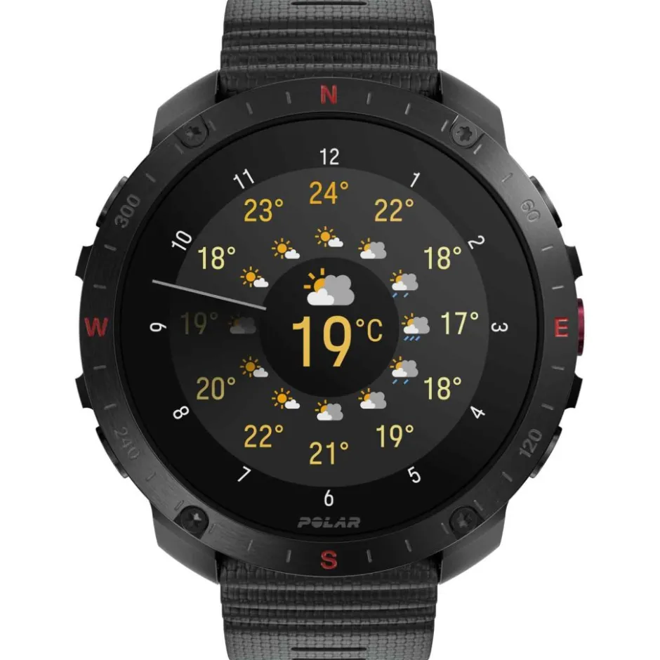 Sporthorloges|Sporthorloges < Polar Grit X2 Pro HR GPS Multisporthorloge + H10 Hartslagsensor - zwart
