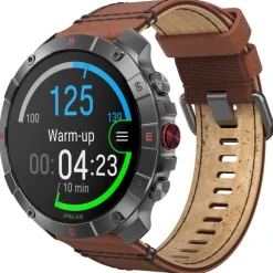 Polar Grit X2 Pro Titanium GPS Multisporthorloge - Brons (Leren Polsband)