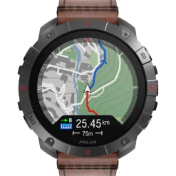 Polar Grit X2 Pro Titanium GPS Multisporthorloge - Brons (Leren Polsband)