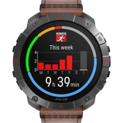 Polar Grit X2 Pro Titanium GPS Multisporthorloge - Brons (Leren Polsband)