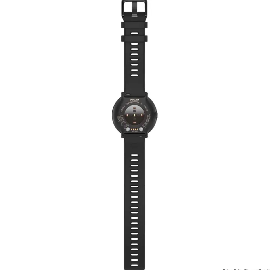 Sporthorloges|Sporthorloges < Polar Ignite 3 Titanium GPS Fitnesshorloge - Black (Siliconen polsbandje)