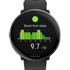 Sporthorloges|Sporthorloges < Polar Ignite 3 Titanium GPS Fitnesshorloge - Black (Siliconen polsbandje)