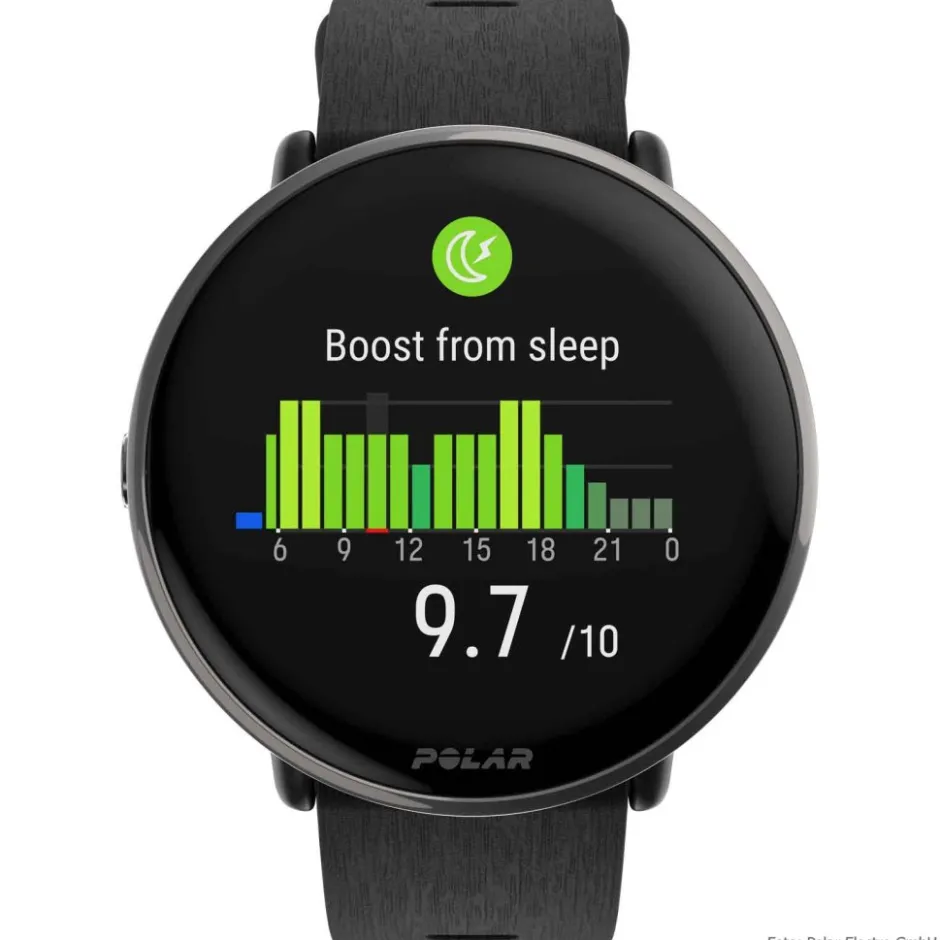 Sporthorloges|Sporthorloges < Polar Ignite 3 Titanium GPS Fitnesshorloge - Black (Siliconen polsbandje)