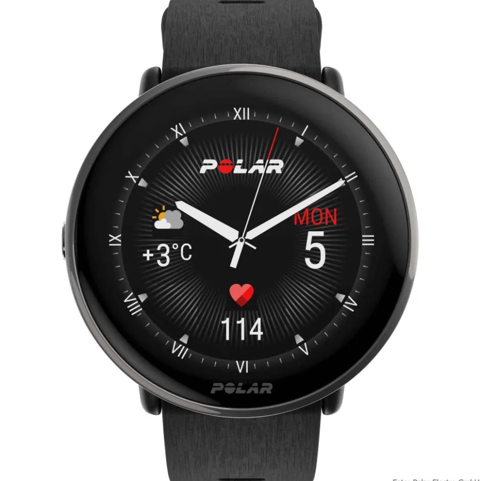 Sporthorloges|Sporthorloges < Polar Ignite 3 Titanium GPS Fitnesshorloge - Black (Siliconen polsbandje)
