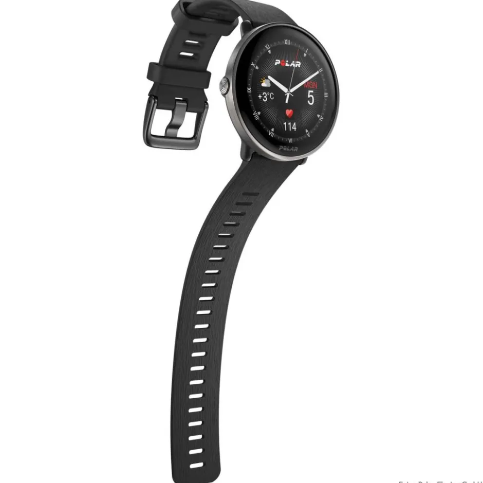 Sporthorloges|Sporthorloges < Polar Ignite 3 Titanium GPS Fitnesshorloge - Black (Siliconen polsbandje)