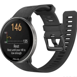 Sporthorloges|Sporthorloges < Polar Ignite 3 Titanium GPS Fitnesshorloge - Black (Siliconen polsbandje)