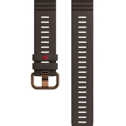 Sporthorloges|Sporthorloges < Polar 22mm Siliconen Armband S-L - bruin