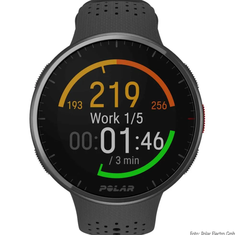 Polar Pacer Pro GPS Hardloophorloge - Carbon Gray