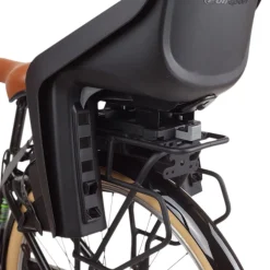 Kinderzitjes < Polisport Bubbly Maxi MIK HD Fietsstoeltje voor Kinderen voor Bagagedrager - zwart/donkergrijs