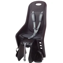 Kinderzitjes < Polisport Bubbly Maxi MIK HD Fietsstoeltje voor Kinderen voor Bagagedrager - zwart/donkergrijs