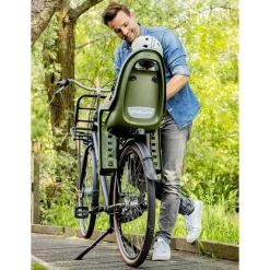 Kinderzitjes < Polisport Groovy Maxi FF Fietsstoeltje voor Kinderen voor Frame - zwart/donkergrijs