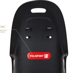 Kinderzitjes < Polisport Koari CFS Fietsstoeltje voor Kinderen voor Bagagedrager - zwart/grijs