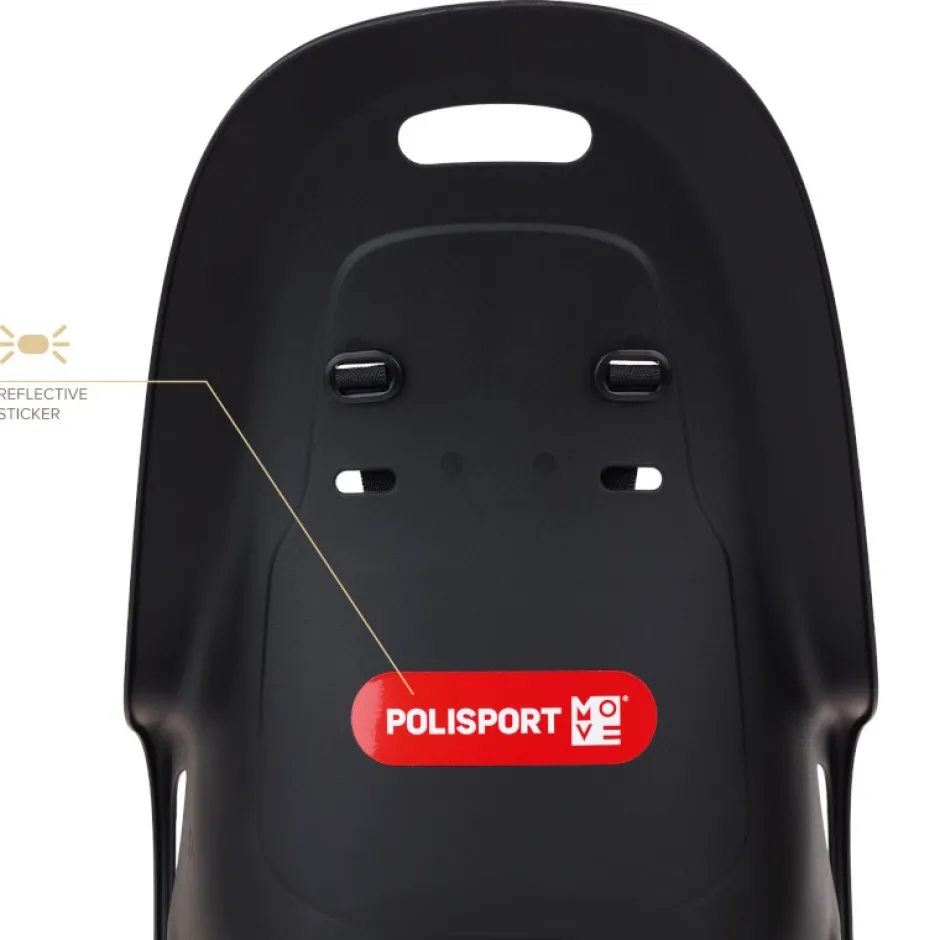 Kinderzitjes < Polisport Koari CFS Fietsstoeltje voor Kinderen voor Bagagedrager - zwart/grijs