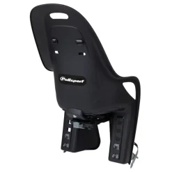 Polisport Koari MIK HD Fietsstoeltje voor Kinderen voor Bagagedrager - zwart/grijs