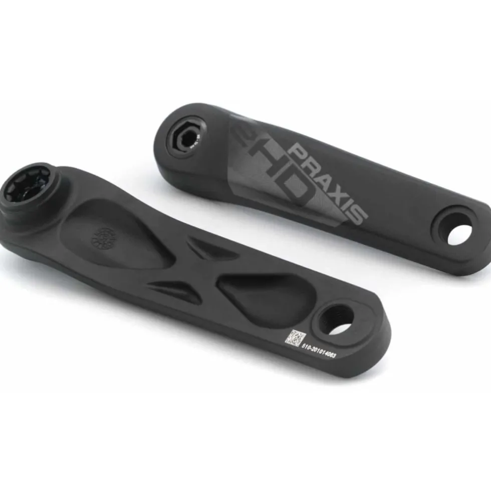 Praxis Works eCrank Crankarmen Type1 Heavy Duty Aluminium - Bosch/Yamaha/Giant - black