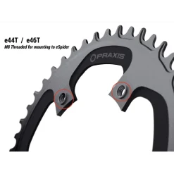Praxis Works eRing Kettingblad - E-Road | 5x BCD 110 | 1x 10/11/12s - 44T