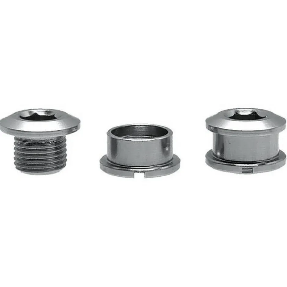 Bouten|Gereedschap En Onderhoud < Problem Solvers Chainring Bolts with Nuts Aluminium Hex Head 8mm - 5 pcs.