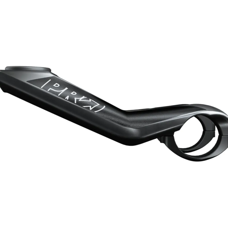 Opzetsturen|Opzetsturen < PRO Compact Clip-On Aerobar - Carbon | Computer Mount - 31.8mm | black