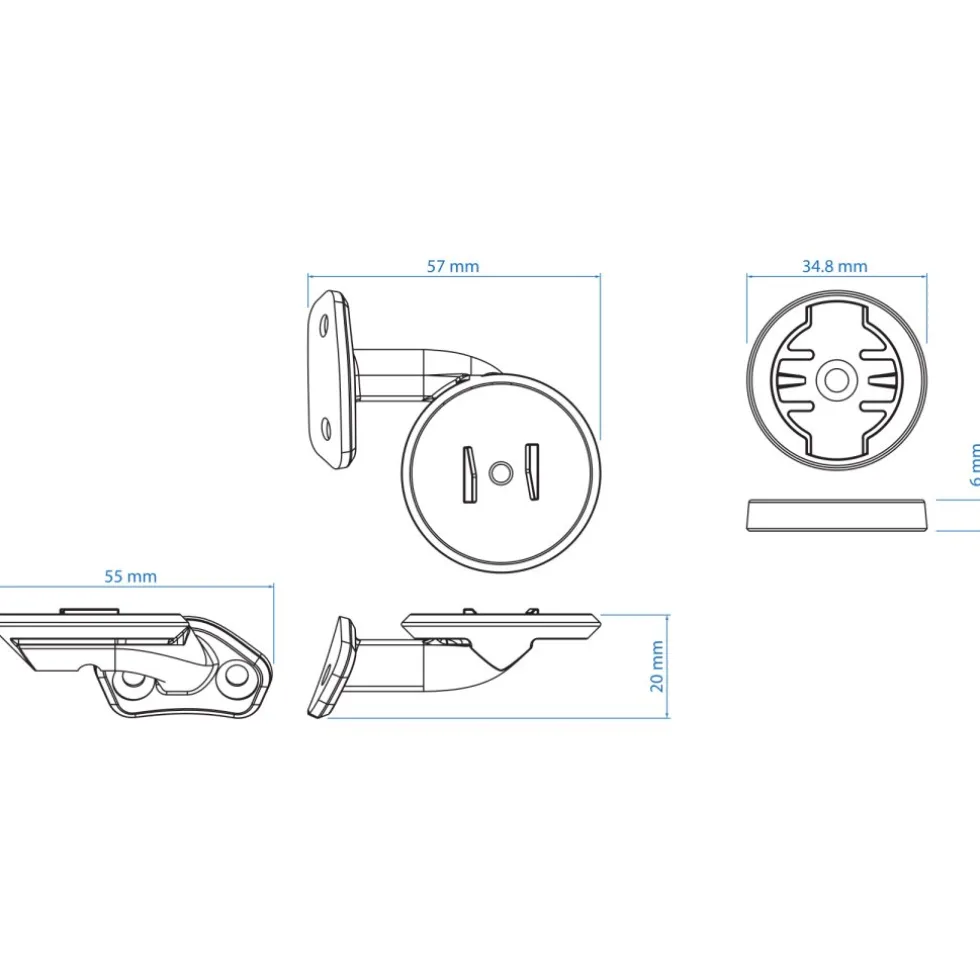 Profile Design Fietscomputerhouder - Type Garmin | voor ASC Pro Verlengstukken