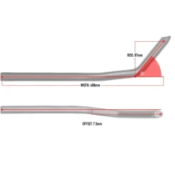Opzetsturen|Opzetsturen < Profile Design Opzetstuur - Sonic | Ergo | 52a | Aluminium