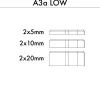 Profile Design Riser Kit - A3A | Low | Aluminium | voor Wing 20c+/Ultimate