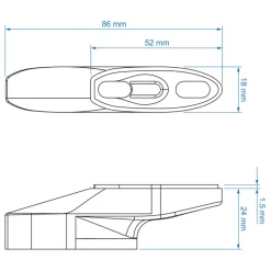 Profile Design Riser Kit - Adapters | A3 | Reach Extender voor Armleuningen