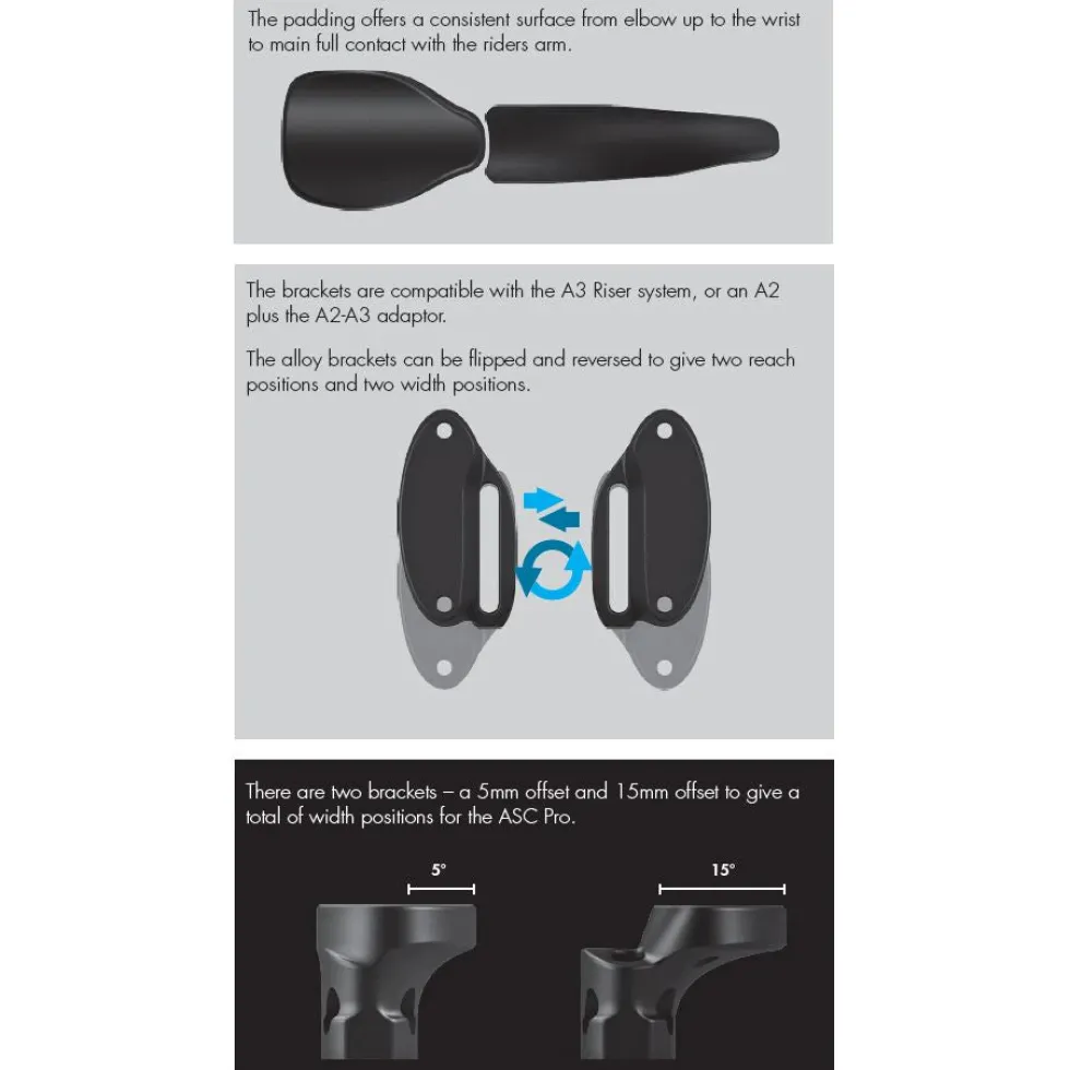 Profile Design Verlengstukken - ASC Pro | Carbon - 325mm