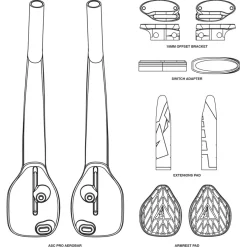 Profile Design Verlengstukken - ASC Pro | Carbon - 325mm