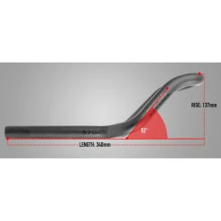 Opzetsturen|Opzetsturen < Profile Design Verlengstukken - 52 GMR | Aluminium - 340mm