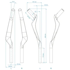 Profile Design Verlengstukken - 43 ASC | Carbon - 400mm
