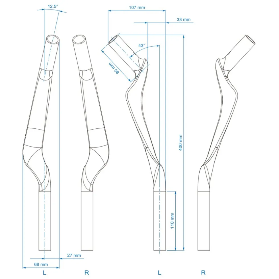 Profile Design Verlengstukken - 43 ASC | Carbon - 400mm