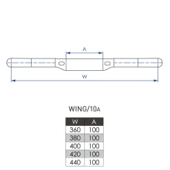 Sturen < Profile Design Wing/10a Basisstuur - 31.8 | Aluminium