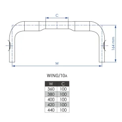 Sturen < Profile Design Wing/10a Basisstuur - 31.8 | Aluminium