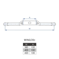 Profile Design Wing/20c Basisstuur - 31.8 | Carbon