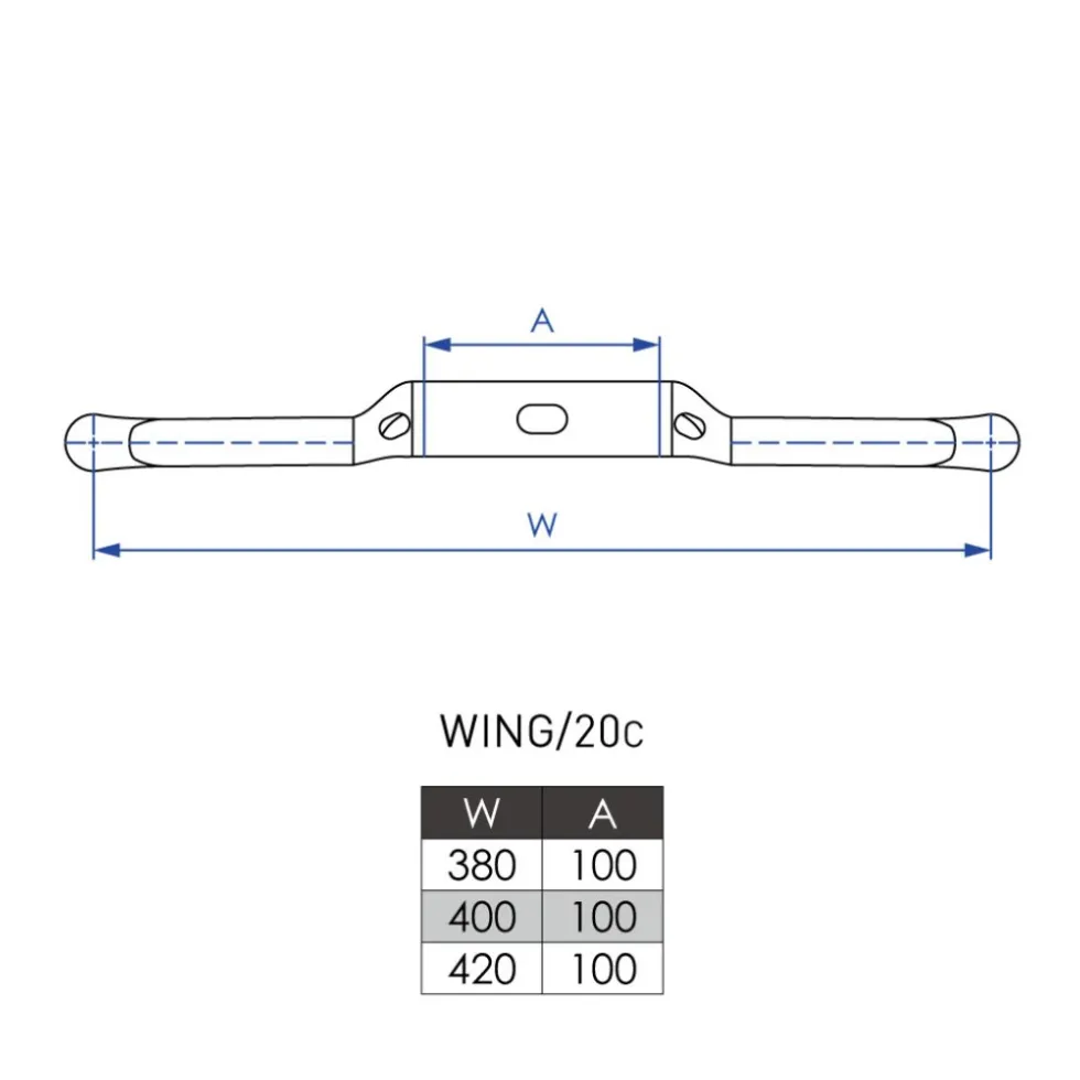Profile Design Wing/20c Basisstuur - 31.8 | Carbon