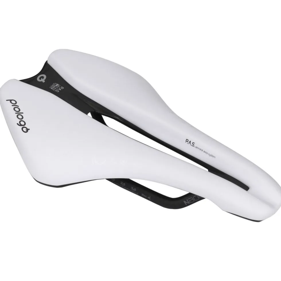 Prologo Dimension Tri Pas Nack Saddle - white / silver