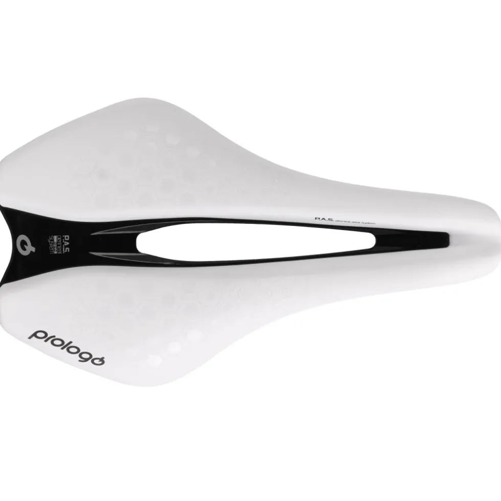 Prologo Dimension Tri Pas TiroX Saddle - white / silver