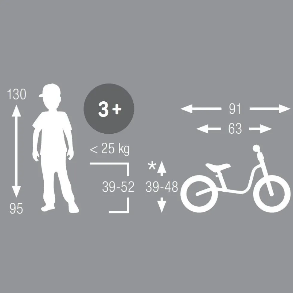 Puky LR XL BR Classic Balance Bike - retro-rosé