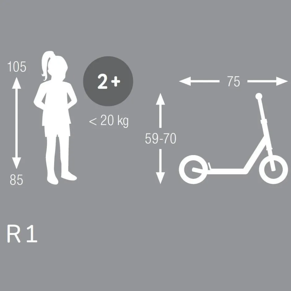 Kindersteppen < PUKY R 1 Kinderscooter - retro rose