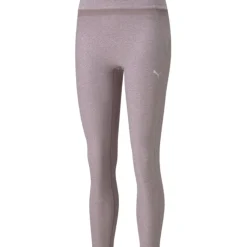 Puma Studio Mesh Inset High Waist 7/8 Tight Dames - Quail Heather