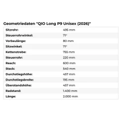 QiO LONG P9 | 1x9 Shimano CUES - 20