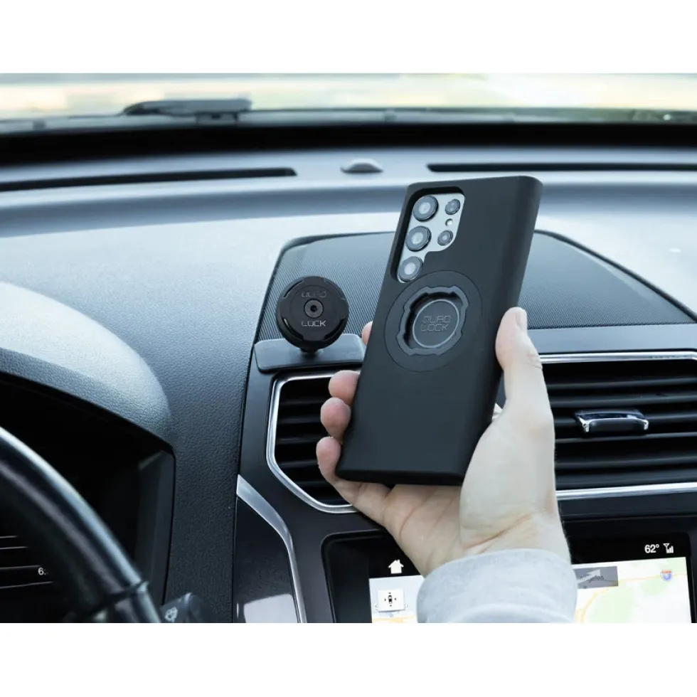 Quad Lock Dash Console Car Houlder - black