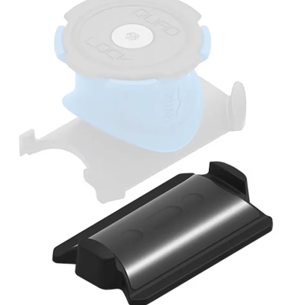 Quad Lock Flat Bar Adapter - zwart