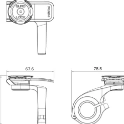 Quad Lock Out Computer-Houder (V3) - Standard