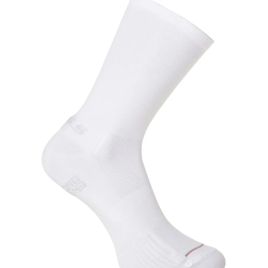 Fietssokken < Q36.5 UltraLong Sokken - wit