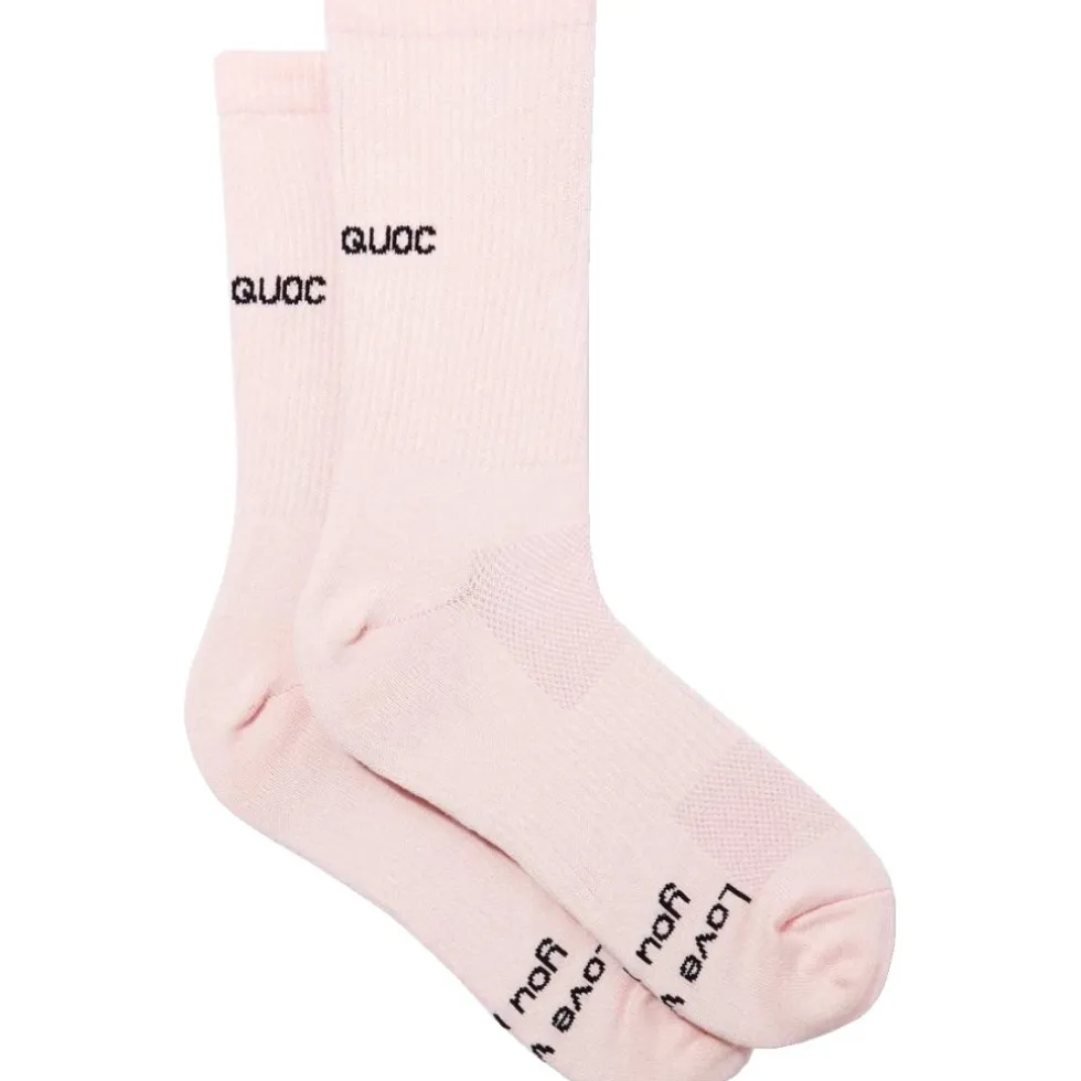 QUOC All Road Fietssokken - dusty pink