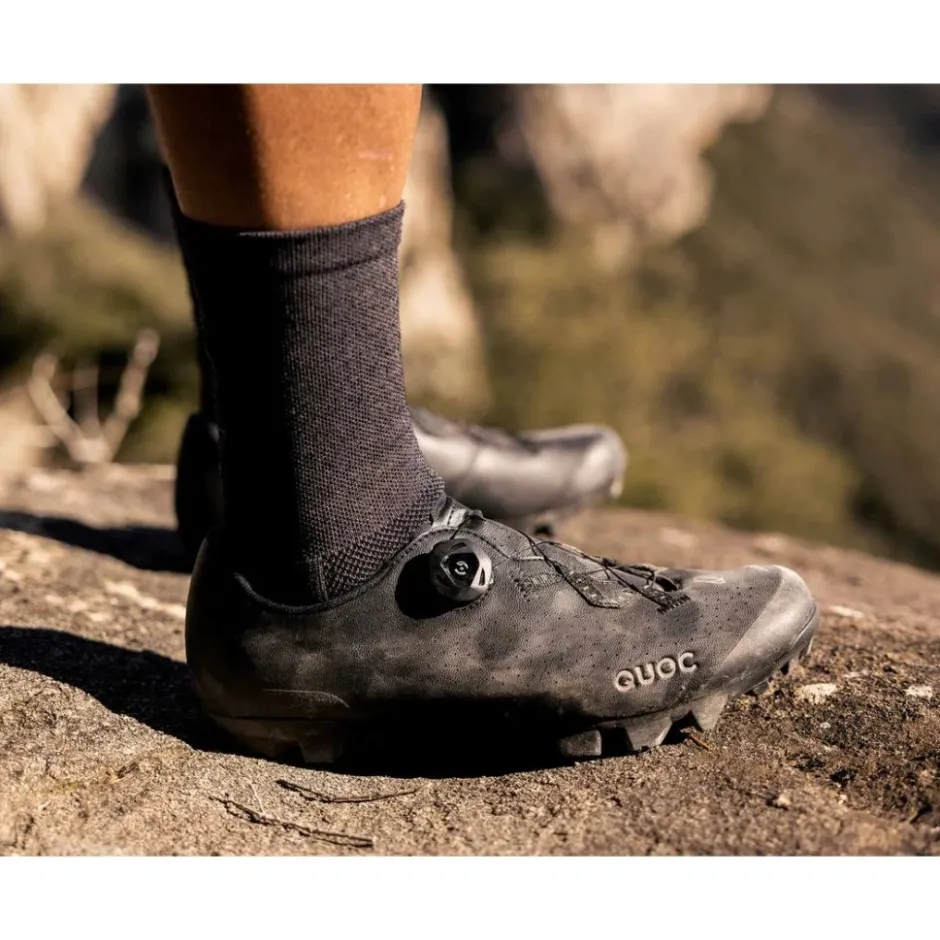 Gravelschoenen|Gravel Schoenen < QUOC Escape Off-Road Fietsschoenen - zwart